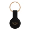 Husa Guess Liquid Silicone Classic Logo AirTag  Black