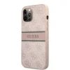 Husa Cover Guess Printed Stripe pentru iPhone 12 Pro Max Pink