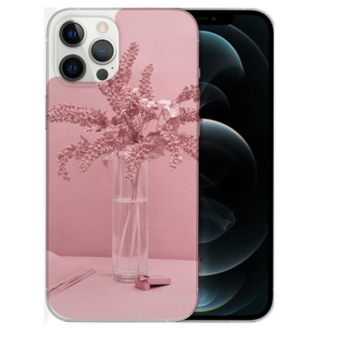 Husa Fashion Mobico pentru iPhone 13 Pro Max Pink Flowers thumb