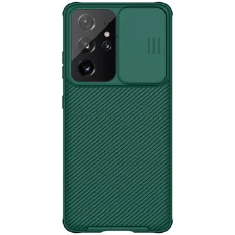 Husa Cover Nillkin CamShield Pro Hard pentru Samsung Galaxy S21 Ultra Verde