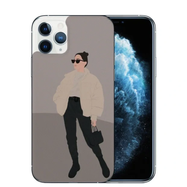 Husa Fashion Mobico pentru iPhone 11 Pro Girl With Outfit