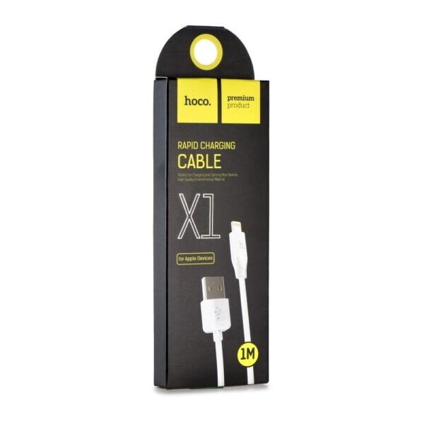 Cablu Hoco X1 Lightning Alb 1m thumb