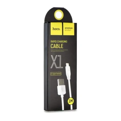 Cablu Hoco X1 Lightning Alb 1m