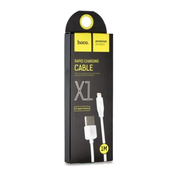 Cablu Hoco X1 Lightning Alb 1m