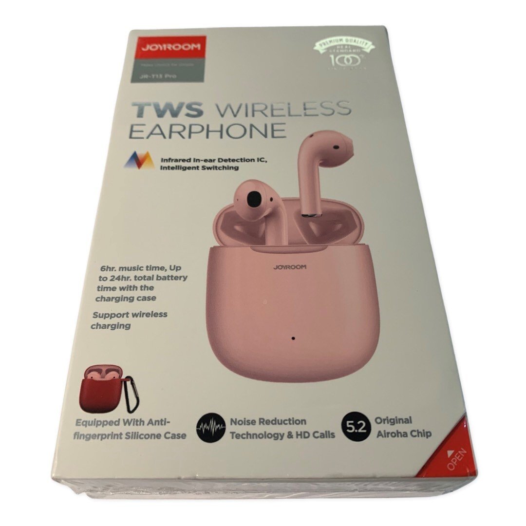 Casti Bluetooth Joyroom JR-T13 Pro Bilateral TWS Wireless Pink thumb