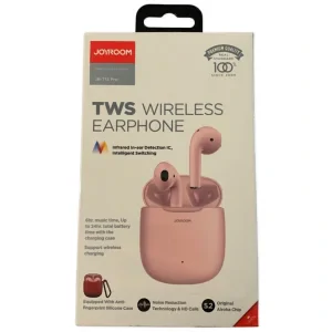 Casti Bluetooth Joyroom JR-T13 Pro Bilateral TWS Wireless Pink