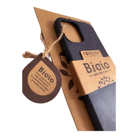 Husa Cover Biodegradabile Forever Bioio pentru iPhone 12 Pro Max Negru