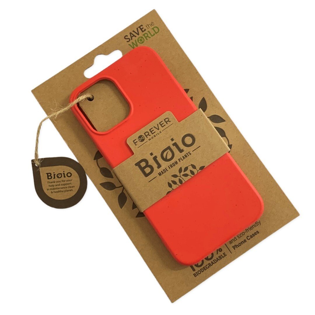 Husa Cover Biodegradabile Forever BioIo pentru iPhone 12 Pro Max Rosu thumb