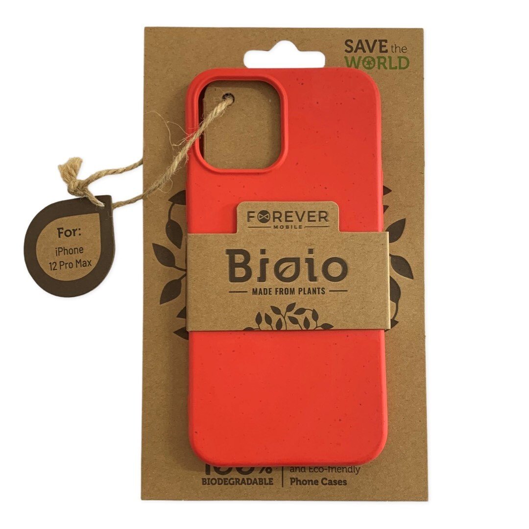 Husa Cover Biodegradabile Forever BioIo pentru iPhone 12 Pro Max Rosu thumb