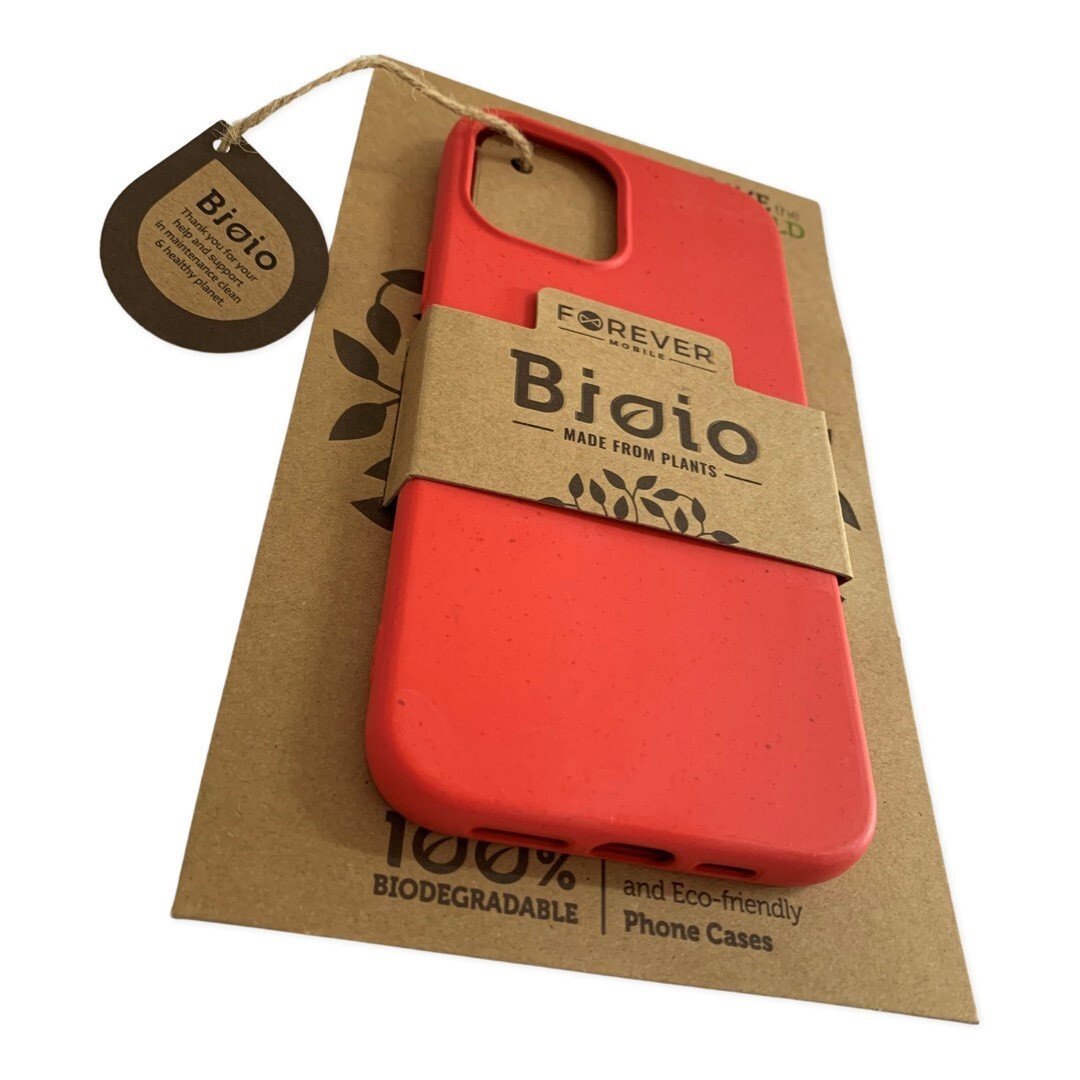 Husa Cover Biodegradabile Forever BioIo pentru iPhone 12 Pro Max Rosu thumb