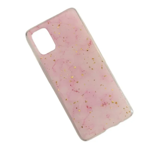 Husa Cover Fashion Marble pentru Samsung Galaxy A51 Roz