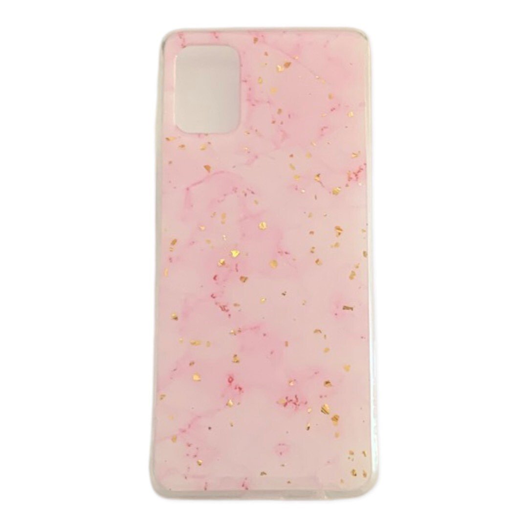 Husa Cover Fashion Marble pentru Samsung Galaxy A51 Roz thumb