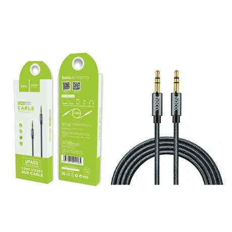 Cablu Audio Hoco UPA03 Gri 1M