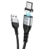 Cablu Date Hoco U96 USB to Type-C Magnetic 1.2m Negru