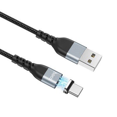 Cablu Date Hoco U96 USB to Type-C Magnetic 1.2m Negru thumb