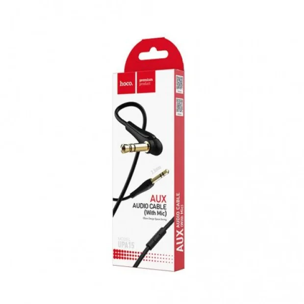 Cablu Hoco Audio Auxiliar UPA15 Negru