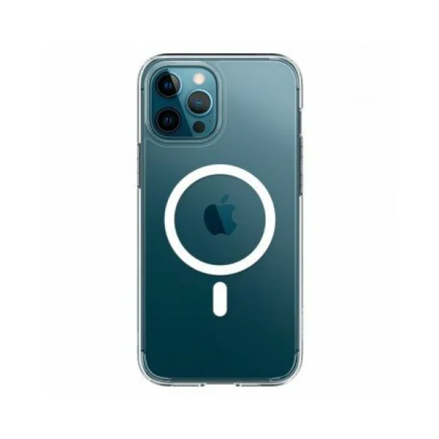 Husa Cover Silicon MagSafe  pentru iPhone 12/12 Pro Transparent