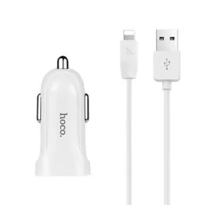 Incarcator Auto Hoco Z12 2xUsb+ Cablu Lightning