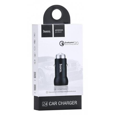 Incarcator Auto Hoco Z4 1xUsb Negru thumb