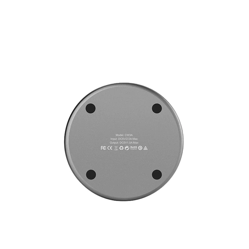 Incarcator Wireless Hoco Round Gri CW3A thumb