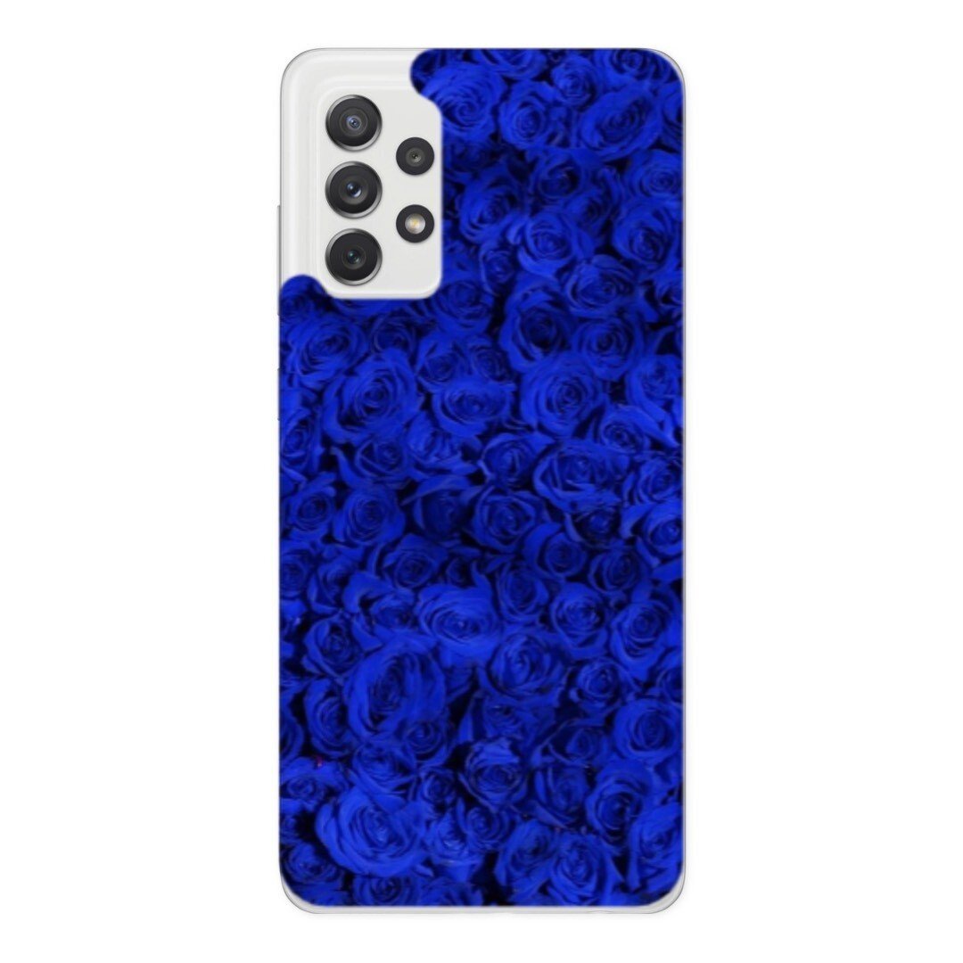 Husa Fashion Mobico pentru Samsung Galaxy A52/A52 5G Blue Roses thumb