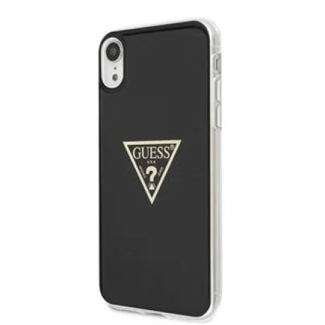 Husa Guess PC/TPU Hard Case Metalic pro iPhone XR Black
