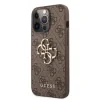 Husa Cover Guess PU 4G Metal Logo pentru iPhone 13 Pro Brown