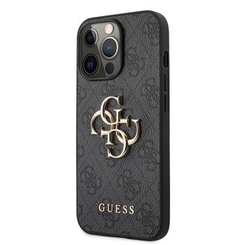 Husa Cover Guess Silicone Metal Logo pentru iPhone 13 Pro Grey thumb