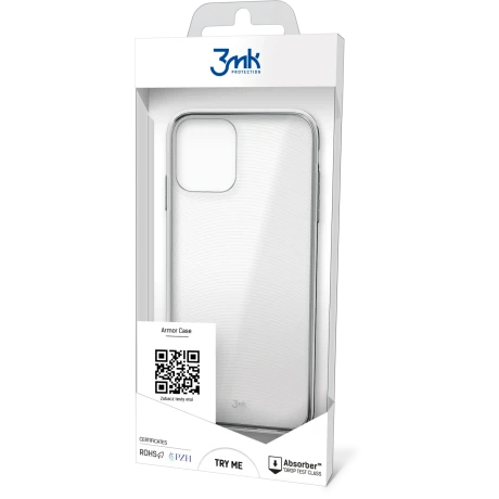 Husa Silicon Armor Transparenta 3MK pentru iPhone 12/12 Pro