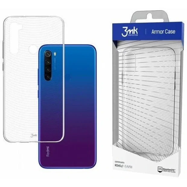 Husa Silicon Armor Transparenta 3MK pentru Xiaomi Redmi Note 8T