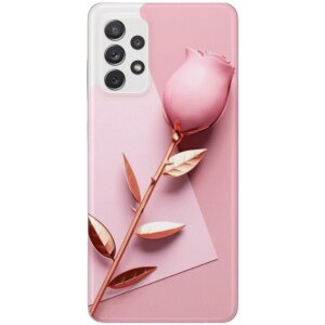Husa Fashion Mobico pentru Samsung Galaxy A72/A72 5G Pink Rose