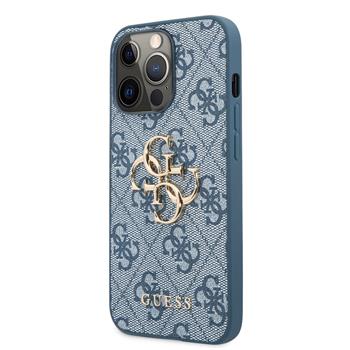 Husa Cover Guess Silicone Metal Logo pentru iPhone 13 Pro Blue thumb