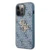 Husa Cover Guess Silicone Metal Logo pentru iPhone 13 Pro Blue
