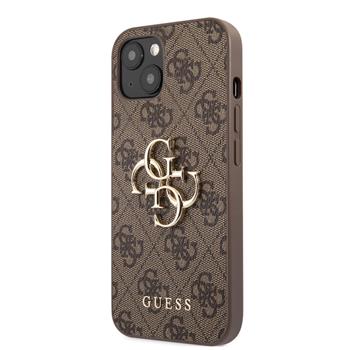 Husa Cover Guess Silicone Metal Logo pentru iPhone 13 Brow thumb