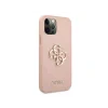 Husa Cover Guess Hard pentru iPhone 12 Pro Max Saffiano Metal Logo Pink