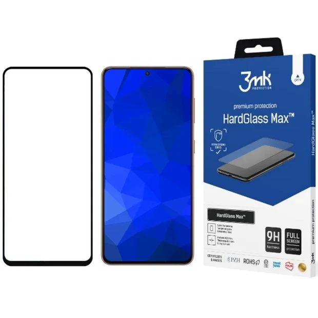 Folie Sticla 3MK Hardglass Max Lite pentru Samsung Galaxy A22 5G Negru