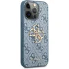 Husa Cover Guess Silicone Metal Logo pentru iPhone 13 Pro Max Blue