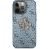 Husa Cover Guess Silicone Metal Logo pentru iPhone 13 Pro Max Blue