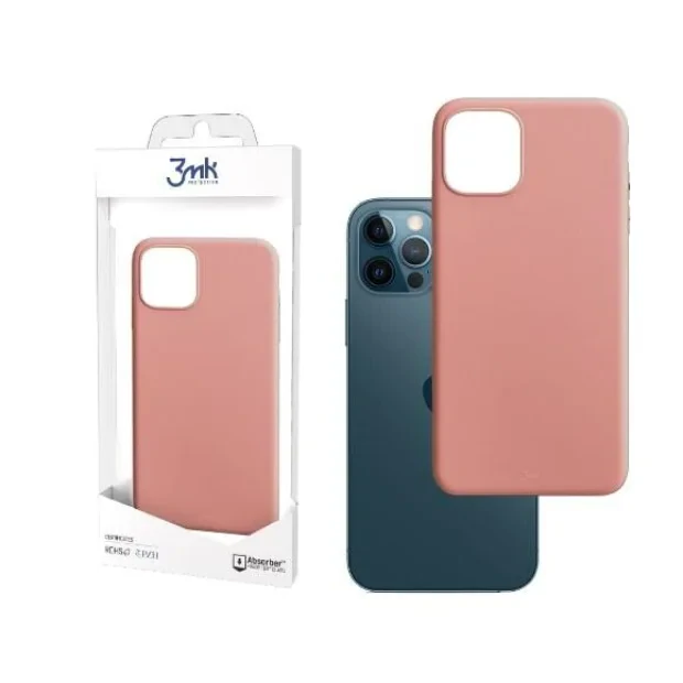 Husa Cover Silicon Mat 3mk pentru iPhone 13 Pro Max Roz