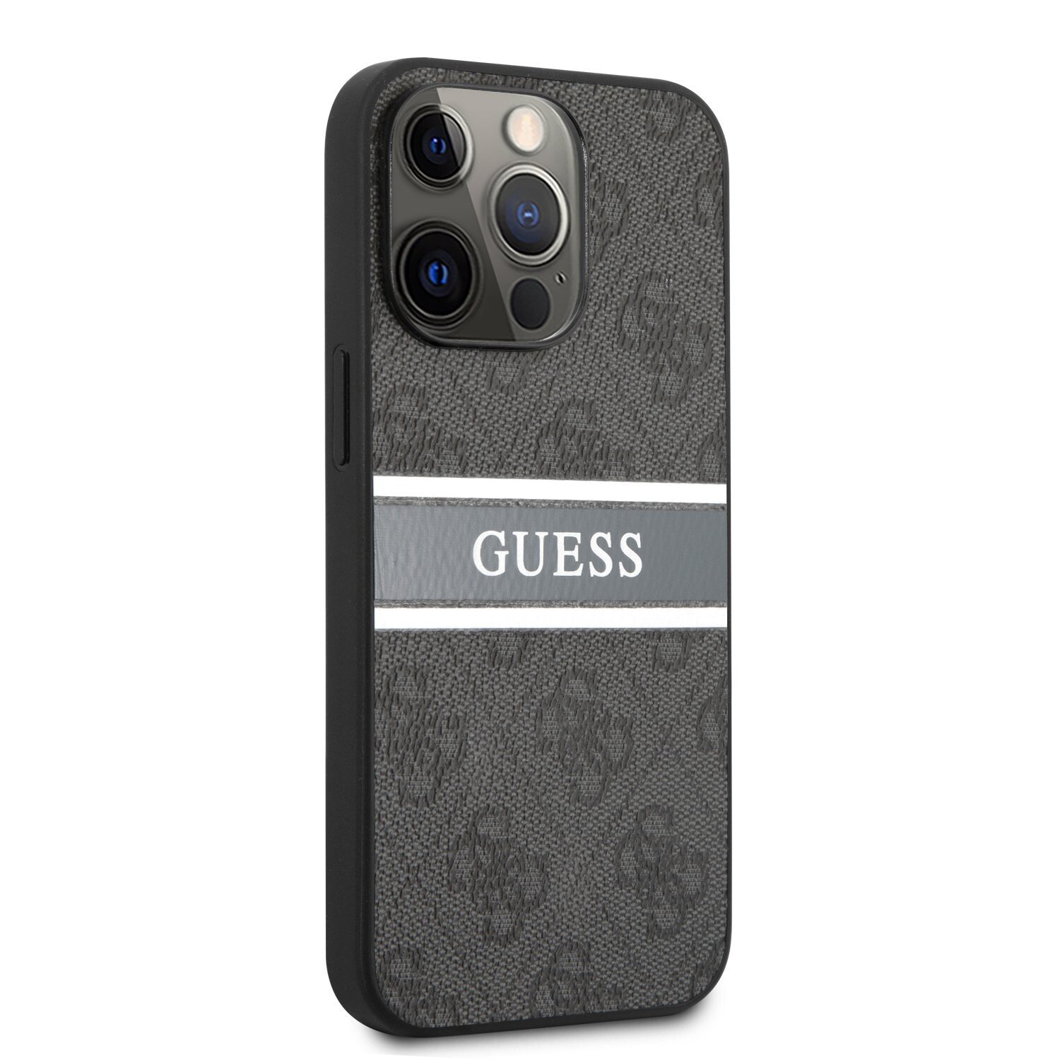 Husa Cover Guess Printed Stripe pentru iPhone 13 Pro Grey thumb