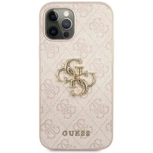 Husa Cover Guess Silicone Metal Logo pentru iPhone 13 Pro Pink