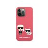 Husa Cover Karl Lagerfeld Choupette Liquid Silicone pentru iPhone 13 Pro Pink