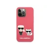 Husa Cover Karl Lagerfeld Choupette Liquid Silicone pentru iPhone 13 Pro Pink