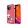 Husa Cover Karl Lagerfeld Choupette Liquid Silicone pentru iPhone 13 Pro Pink