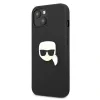 Husa Cover Karl Lagerfeld Liquid and Choupette Leather pentru iPhone 13 Black