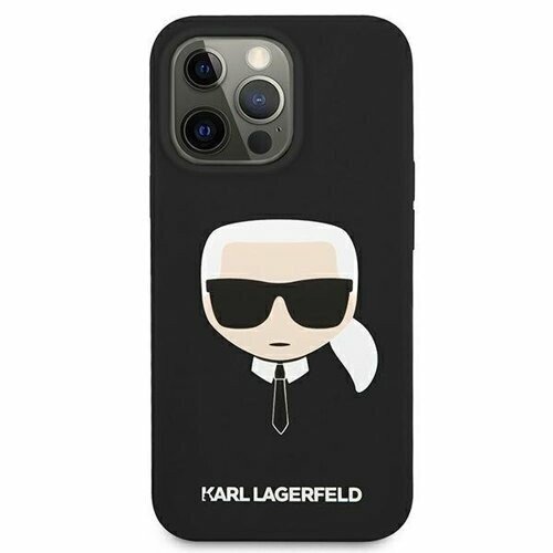 Husa Cover Karl Lagerfeld Liquid Karl Head pentru iPhone 13 Pro Max Black thumb