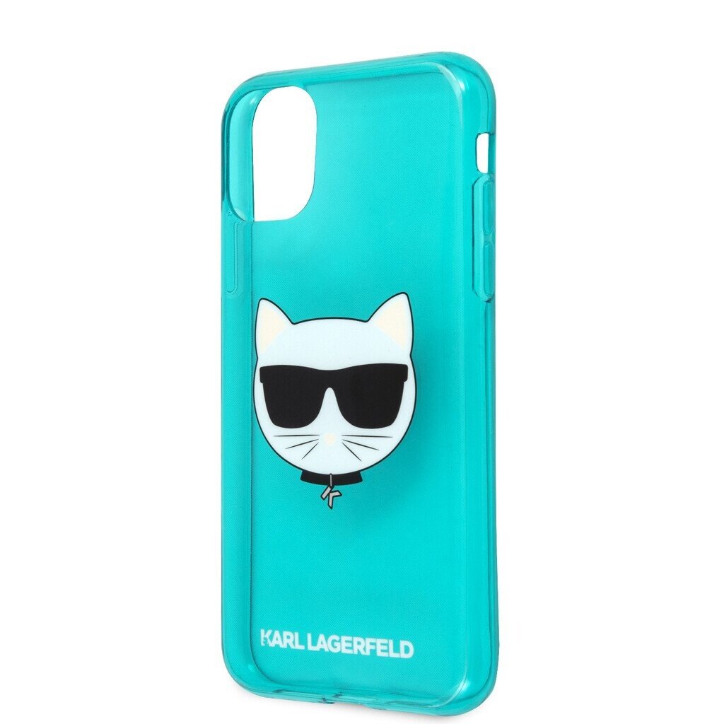 Husa Cover Karl Lagerfeld TPU Choupette Head pentru iPhone 13 Pro Max Blue thumb