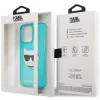 Husa Cover Karl Lagerfeld TPU Choupette Head pentru iPhone 13 Pro Max Blue