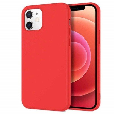 Husa Cover Silicon Mat 3mk pentru iPhone 13 Mini Rosu thumb