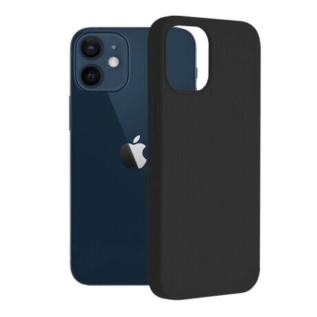 Husa Cover Silicon Mat 3mk pentru iPhone 13 Negru thumb